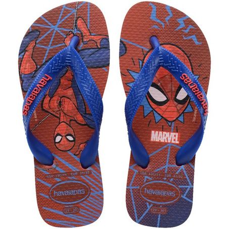 SANDÁLIAS HAVAIANAS KIDS TOP MARVEL II FC VERMELHO RUBI 31/32
