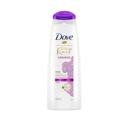 SHAMPOO DOVE TEXTURA REAIS CRESPOS 355ML