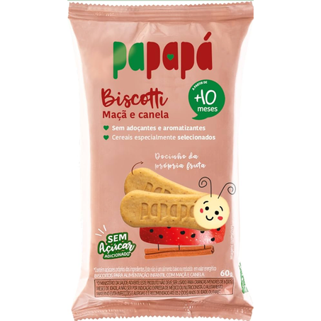 Biscotti Maçã e Canela Papapa 60g