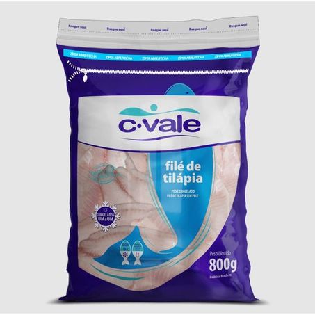 File de tilapia c-vale 800g