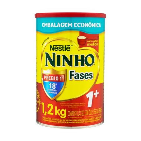 Leite em po nestle ninho fases 1 1,2kg