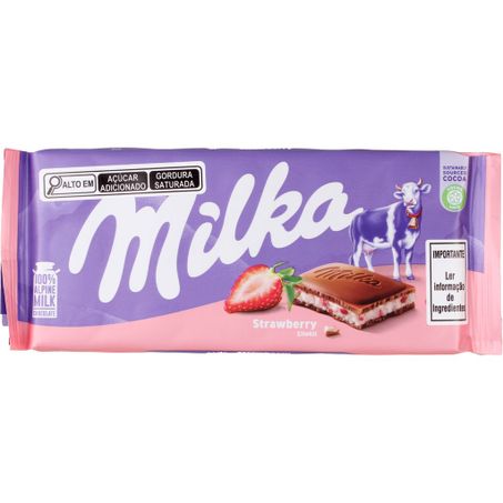 Chocolate milka strawberry 100gr