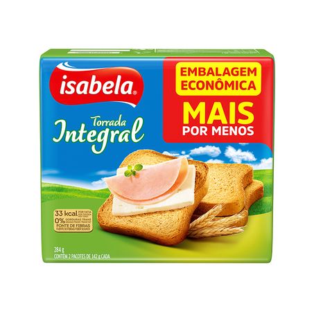 Torrada isabela 284g integral