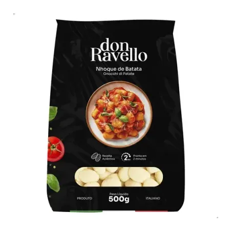Massa Gnocchi Don Ravello 500g Batata