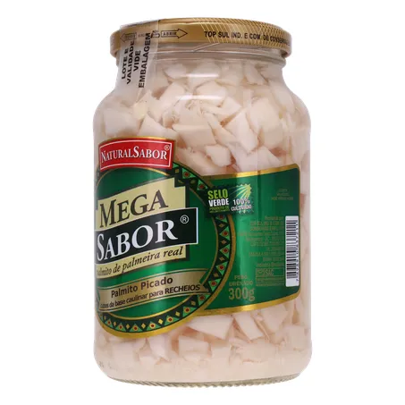 Palmito mega sabor picado 300g 360-4