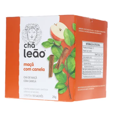 Chá Leão Maça e Canela C/10 Sachês 360-3