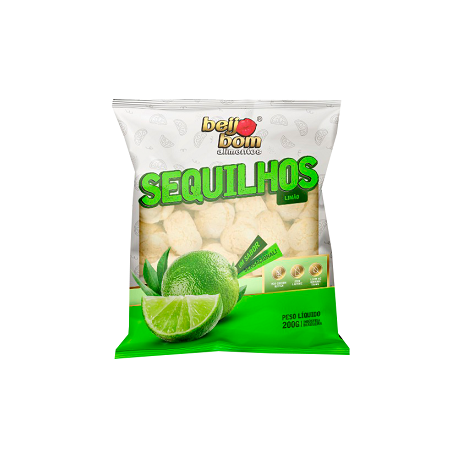 Biscoito Beijo Bom Sequilho Limão Pacote 200g 
 