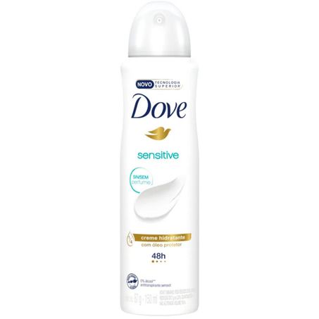 Desodorante aerosol dove fem sem perfume 150ml