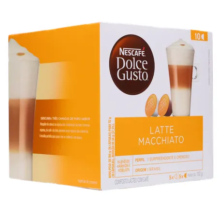 CAFÉ EM CÁPSULAS DOLCE GUSTO LATTE MACCHIATO COM 10 UNIDADES 360-32