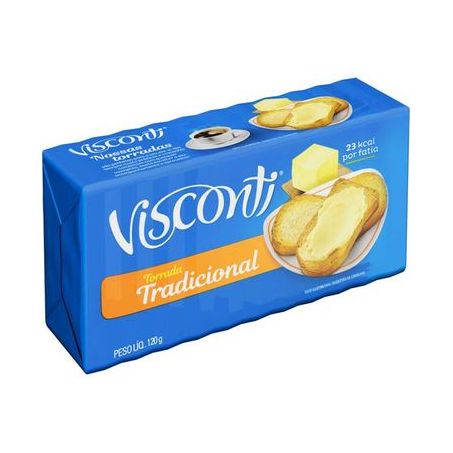 Torrada Visconti 120g Tradicional/Lev Salgada