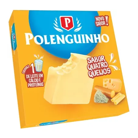 QUEIJO POLENGUINHO PROCESS 4 QUEIJOS 68G