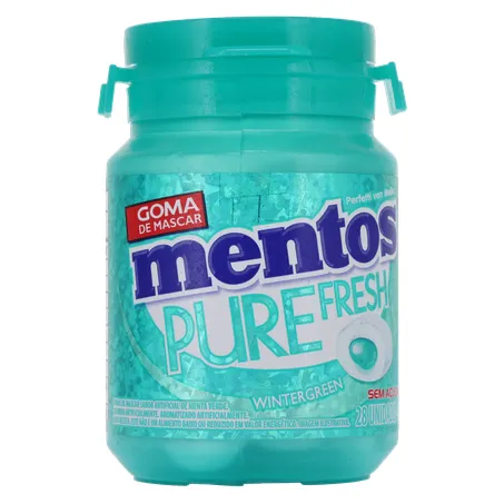 Goma De Mascar Mentos Pure Fresh S/Açúcar Wintergreen Pt 56g  360-35