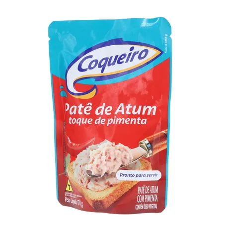 Patê De Atum Coqueiro Toque de Pimenta 170g 360-1