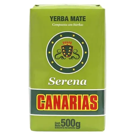 Erva mate canarias 500g serena s/acucar