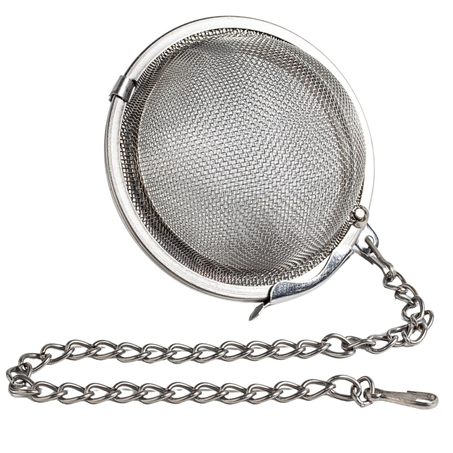 Infusor cha aco inox c/corrente ck4571