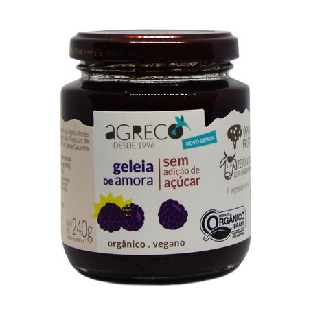 Geleia de Amora Agreco Zero Açúcar Vidro 240g