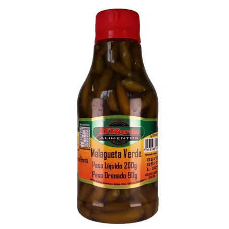 PIMENTA MALAGUETA VERDE 90G - DHORTA