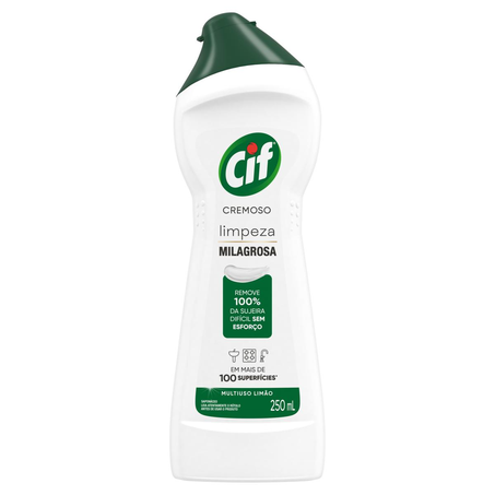 Saponáceo Cremoso Cif 250ml - Limão