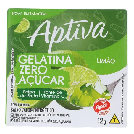 Gelatina apti limão zero açúcar 12g