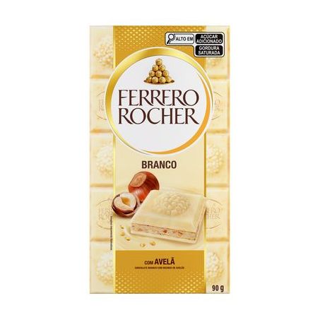 Chocolate ferrero rocher branco 90g