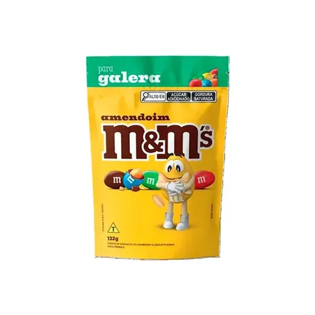 Chocolate M&M Amendoim 132g Pouch 132g