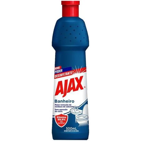 Desinfetante Ajax Limpador Banheiro Squeeze 500ml 
 