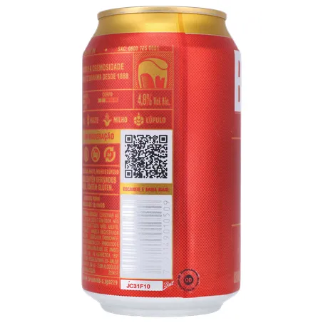 Cerveja Brahma Chopp Pilsen Lata 350Ml 360-22