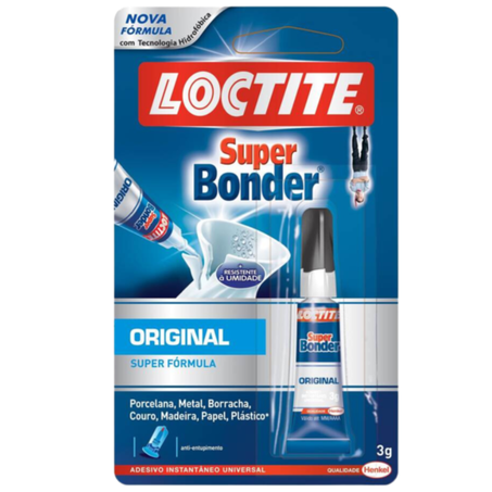 Cola super bonder orig 3g promocional +0,6g gratis