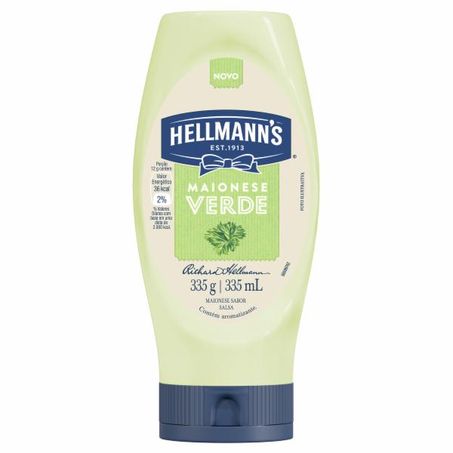 MAIONESE VERDE HELLMANNS SQUEEZE 335G