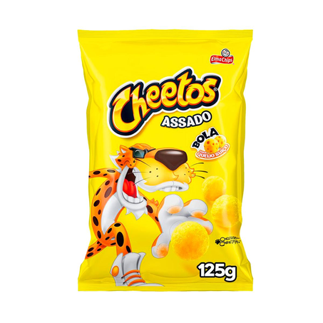 Salgadinho Elma Chips 125g - Cheetos - Bola - Queijo Suíço