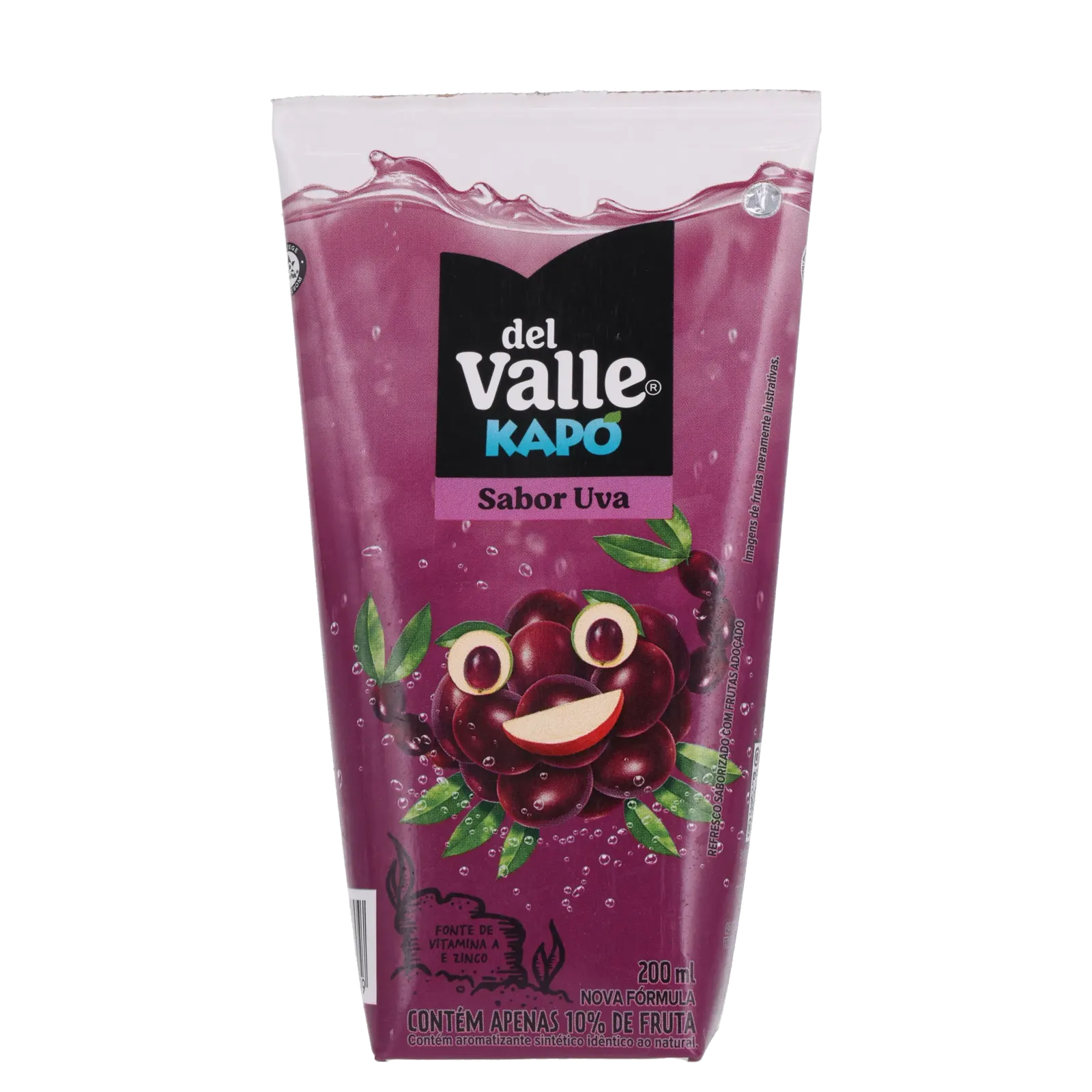Refresco Kapo Del Valle 200ml - Uva - TP