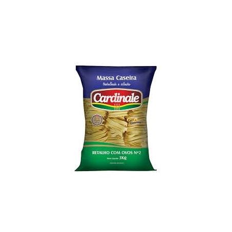Macarrão cardinale retalho c/ovos n2 3kg