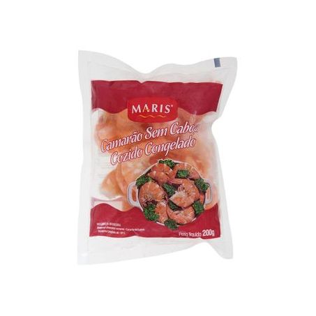 Camarao cinza maris sem cabeça 200g
