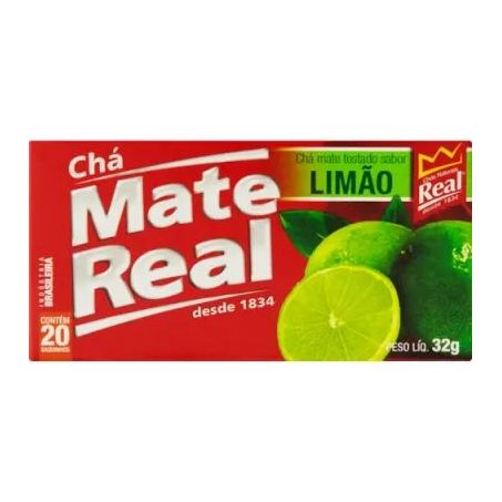 CHÁ MATE LIMÃO REAL 32G C/20 SAQUINHOS