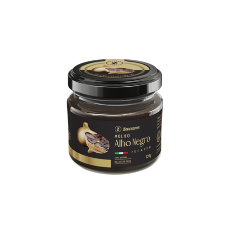 Molho alho negro zaccaron 130g