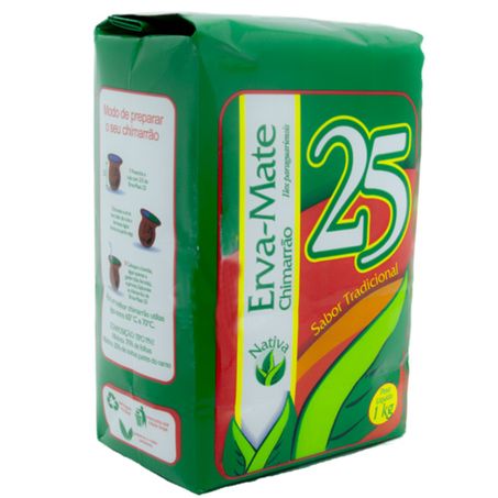 Erva mate 25 1kg tradicional