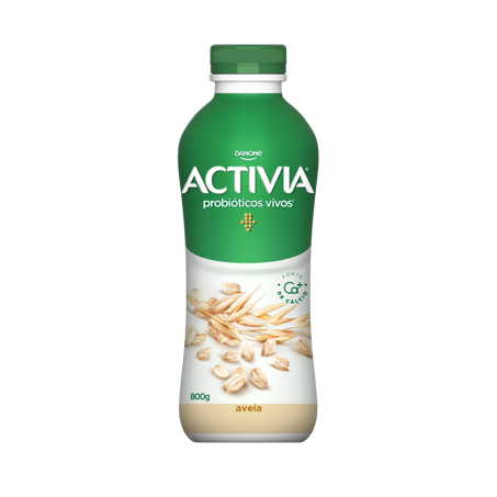 Leite fermentado aveia activia gf 800g