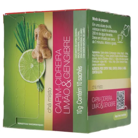 Chá Dr Oetker Cidreira e Limão/Gengibre C/10 Sachês 360-21