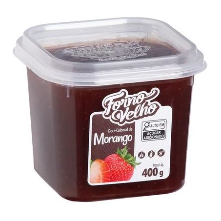 Doce fruta colonial morango forno velho 400g