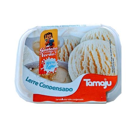 SORVETE TAMAJU LEITE CONDENSADO 2L