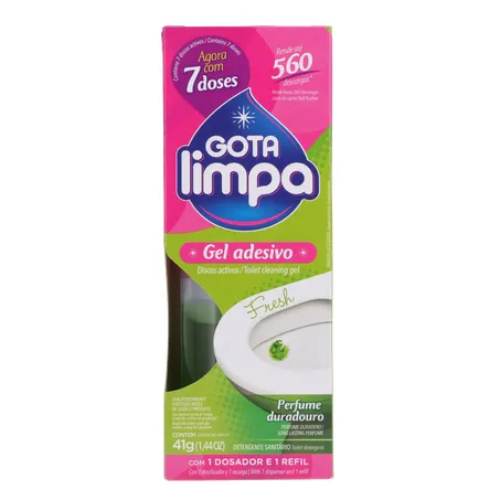 Gel adesivo gota limpa fresh caixa 41g 360-0