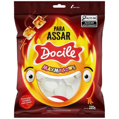 Maxmallows docile 220gr p/ assar