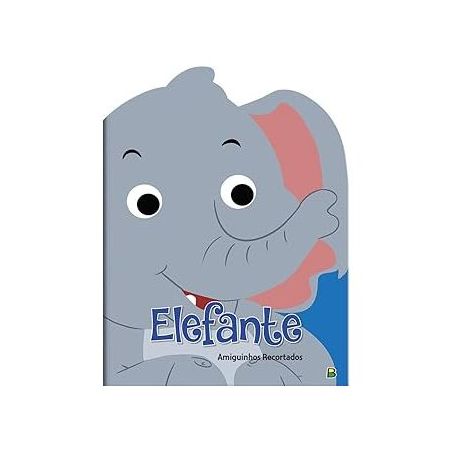 LIVRO INFANTIL AMIGUINHOS RECORTADOS II: ELEFANTE UNID