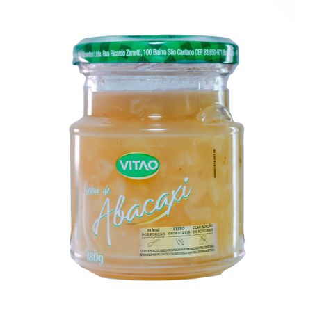 GELEIA ZERO DE ABACAXI 180G