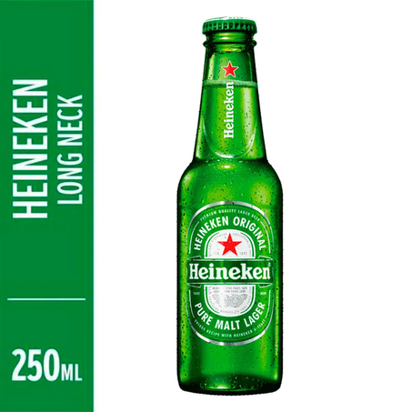 CERVEJA HEINEKEN ORIGINAL LAGER LN 250ML