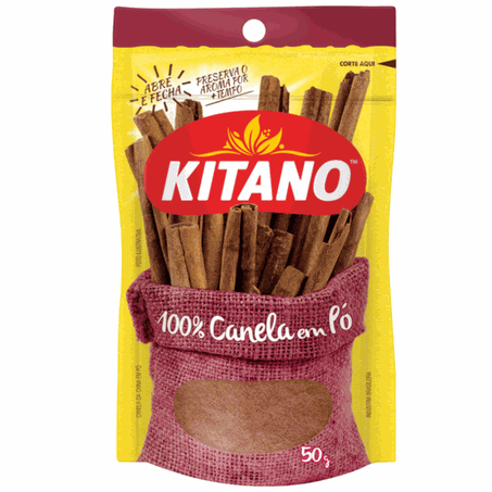 Canela em po kitano pacote 50g