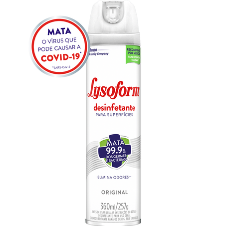 DESINFETANTE LYSOFORM AEROSOL ORIGINAL 360ML