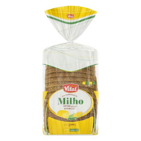 Pão milho zero lactose vital