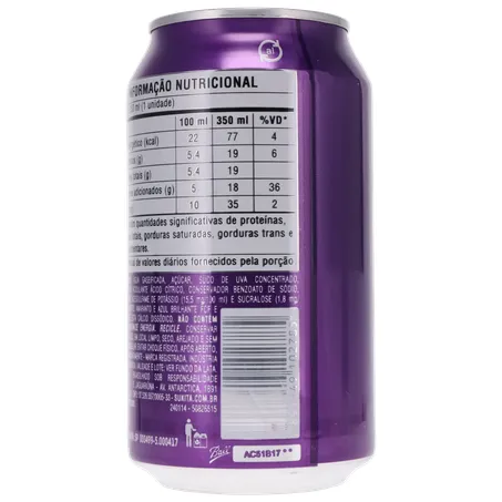 Refrigerante de Uva Sukita Lata 350ml 360-21