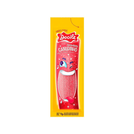 BALA GEL DOCILE MINI MORANGO CITRICO 12X15G